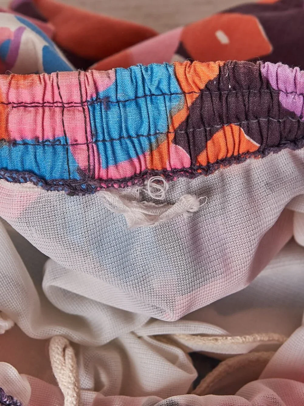 1960s Pop Color Floral Men’s Swim Shorts